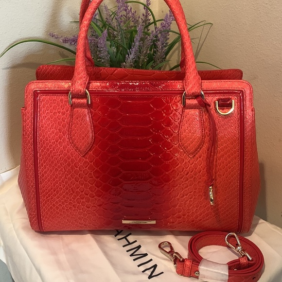 Brahmin Calimero Collection Small Finley Satchel Bag - Picture 10 of 16